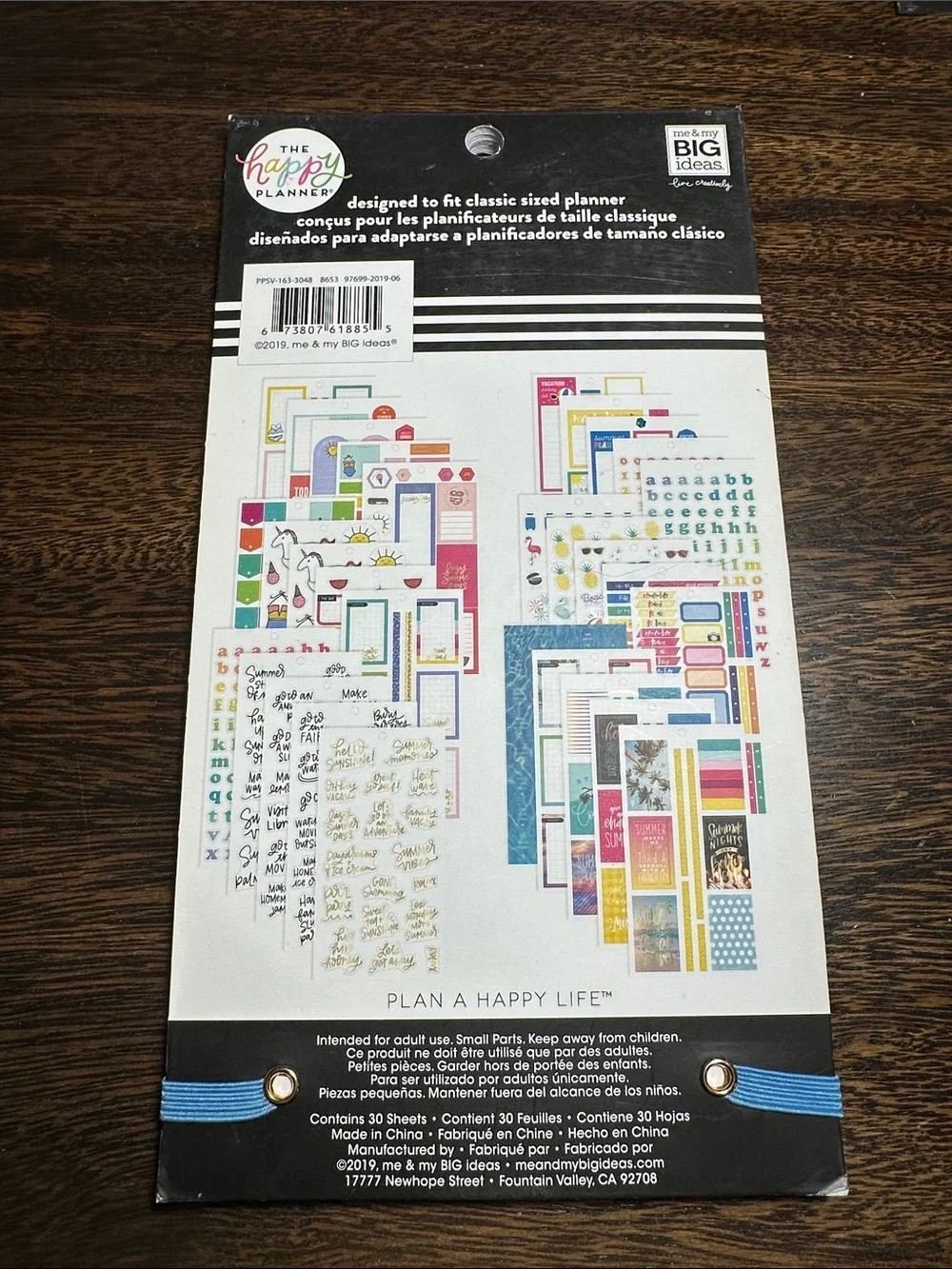 The Happy Planner -Summer 3/$25